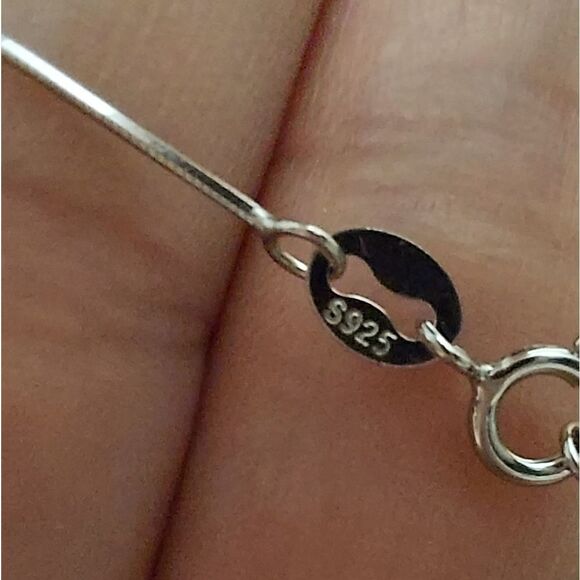 2.1 Carat Emerald Sterling Silver Necklace - Picture 9 of 9